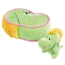 Подушка с игрушкой "Динозавр", цвет: зеленый см Состав Подушка, мягкая игрушка инфо 10636a.