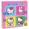 Набор пазлов "Hello Kitty", 4 шт творчества Состав 43 элемента пазла инфо 10796a.
