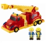Интерактивная игрушка "Большая пожарная машина" пожарных, огнетушитель, 2 соединяющихся шланга инфо 10817a.