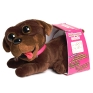 Мягкая интерактивная игрушка "Шоколадная собачка" батареек "AA" (входят в комплект) инфо 11026a.
