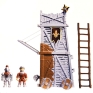 Игровой набор "Штурмовая башня" башня, лестница, 2 фигурки рыцарей инфо 11835a.