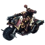 Миниатюра "Warhammer 40 000" Мотоциклист Космодесанта Хаоса Состав Элементы для сборки миниатюры инфо 12124a.