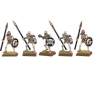 Набор миниатюр "Warhammer" Скелеты-воины 5 миниатюр, подставки под миниатюры инфо 12174a.