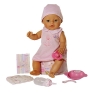 Кукла "Baby Born" с музыкальным горшком, 43 см подгузник, тарелочка, ложка, питание, книжка инфо 9866c.