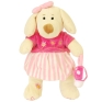 Мягкая игрушка-погремушка "Собачка в розовом платье", 25 см 40% модакрил Набивка: 100% синтепон инфо 11848d.